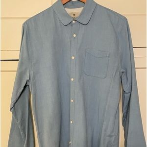 Scotch & Soda mens long sleeve button down shirt